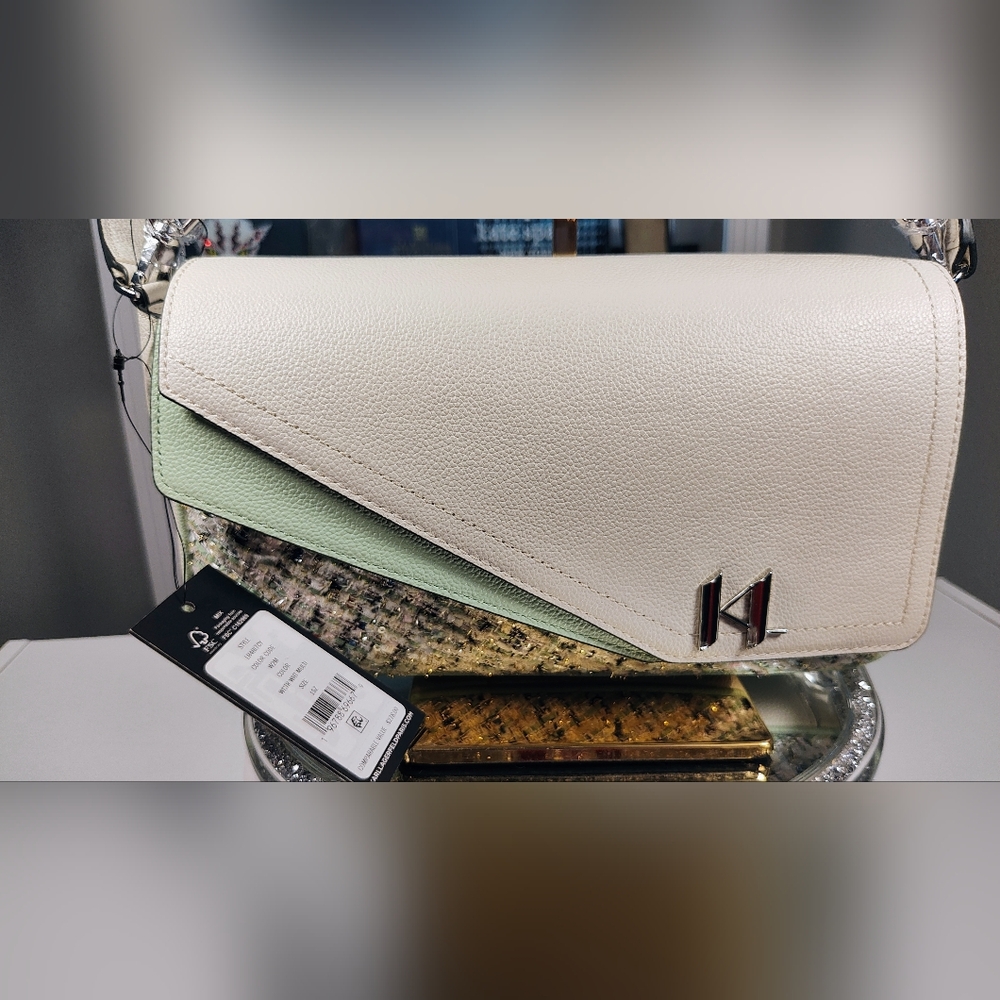 KARL LAGERFELD Tweed Crossbody - Picture 7 of 16